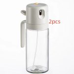 2-in-1 Oil Sprayer & Dispenser Bottle – Olive Oil Mister for Kitchen, BBQ & Baking