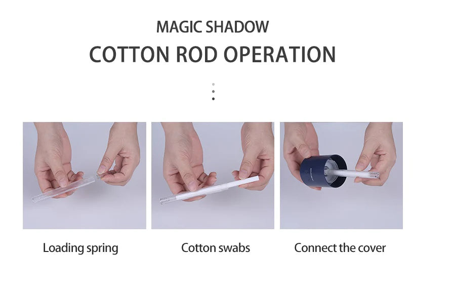 Magic Shadow USB Air Humidifier – Ultrasonic Mist Maker with Projection Night Light