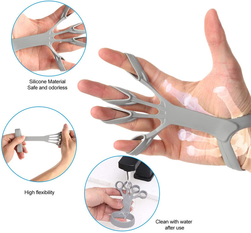 Silicone Finger Grip Trainer – Hand Stretcher for Strength & Pain Relief