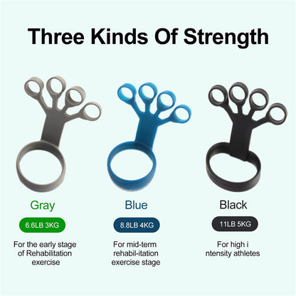 Silicone Finger Grip & Hand Exerciser – Adjustable Finger Stretcher & Strength Trainer | hand exerciser