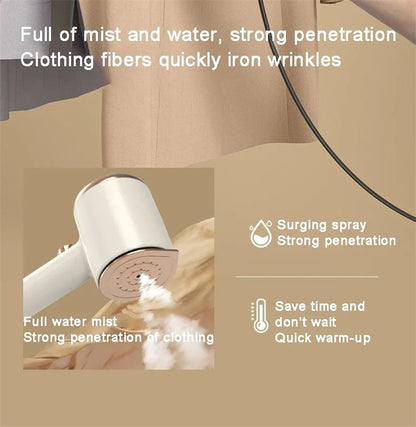 Mini Portable Handheld Garment Steamer – Travel Fabric Steam Iron for Clothes
