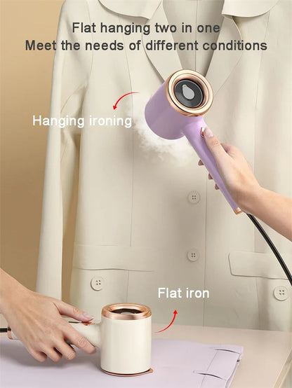 Mini Portable Handheld Garment Steamer – Travel Fabric Steam Iron for Clothes