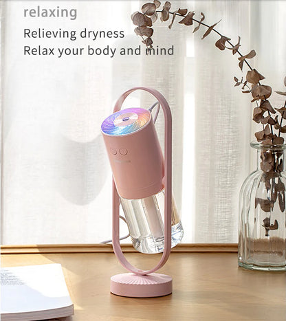 Magic Shadow USB Air Humidifier & Projection Night Light – Ultrasonic Home & Office Mist Maker