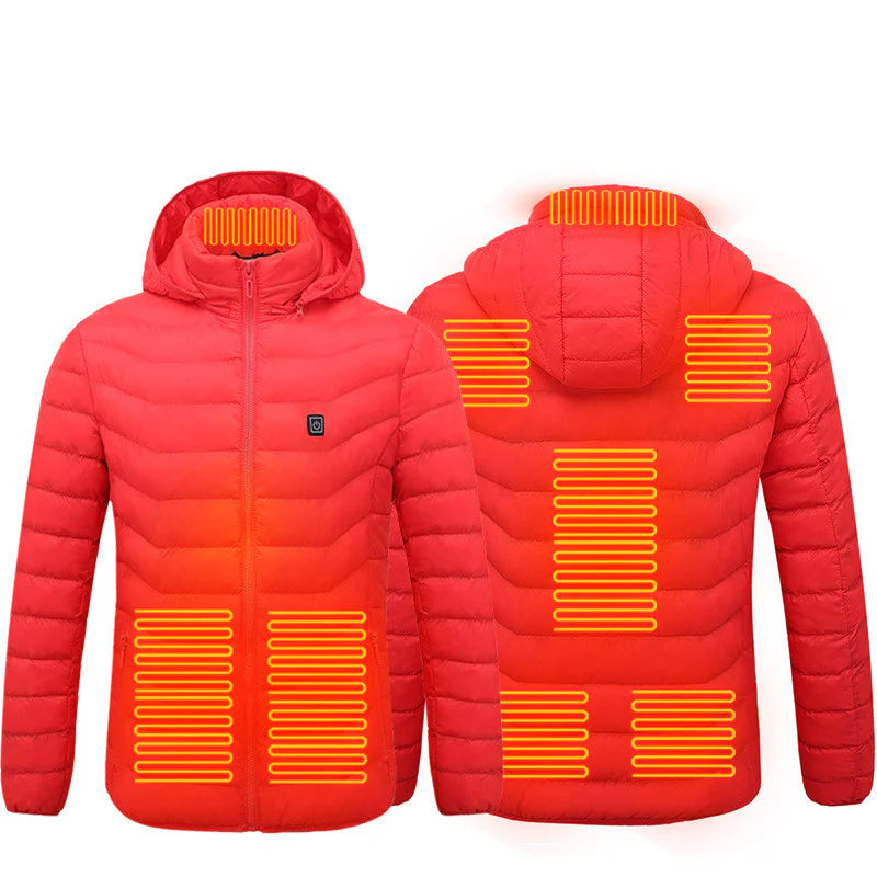 USB Heated Jacket – Electric Thermal Winter Coat for Men