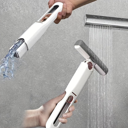 Portable SelfSqueeze Mini Mop – HandsFree Absorbent Cleaning Tool for Home, Car & Windows