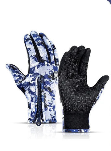 Waterproof Touch-Screen Winter Riding & Sports Gloves – Warm Fleece Motorcycle Gloves | winter gloves