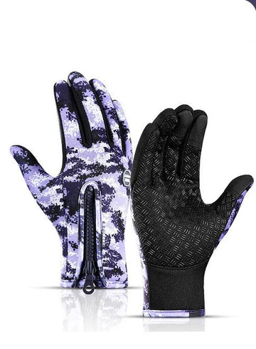 Waterproof Touch-Screen Winter Riding & Sports Gloves – Warm Fleece Motorcycle Gloves | winter gloves