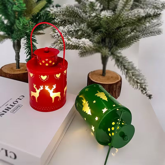 LED Christmas Candle Lights – Nordic-Style Mini Lanterns for Tree, Mantle & Holiday Décor