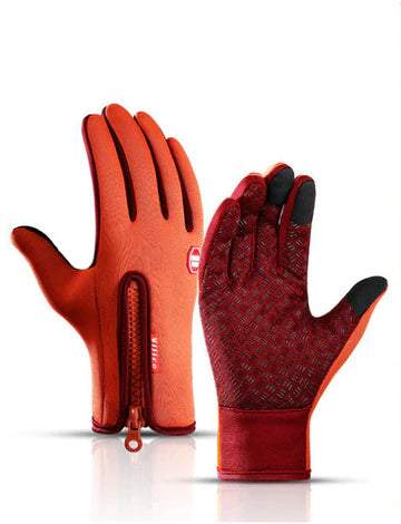 Waterproof Touch-Screen Winter Riding & Sports Gloves – Warm Fleece Motorcycle Gloves | winter gloves
