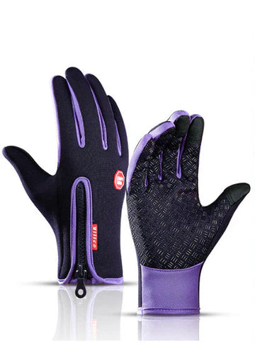 Waterproof Touch-Screen Winter Riding & Sports Gloves – Warm Fleece Motorcycle Gloves | winter gloves