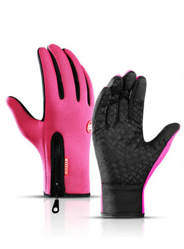 Waterproof Touch-Screen Winter Riding & Sports Gloves – Warm Fleece Motorcycle Gloves | winter gloves