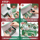 Christmas Eve Surprise Bounce Box – Creative PopUp Gift Box with Gift Bag