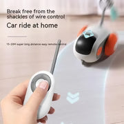 Remote-Control Interactive Cat Car Toy – USB-Rechargeable Smart Moving Pet Toy